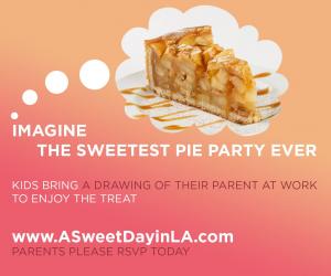 Recruiting for Good sponsors A Sweet Day in LA, The Sweetest Parties for Talented Kids, RSVP to Earn and Enjoy LA's Best Pie Treats #asweetdayinla #pieparty  #appreciatetoday www.ASweetDayinLA.com