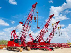Late Model Winch Trucks, Gin Pole Trucks, Bed Trucks, Crawler & Hydraulic All-terrain Cranes, Large Selection of Oilfield Transportation Trailers and a Great Selection of Rigging.