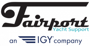 Logo: Fairport Yacht Support, an IGY Company