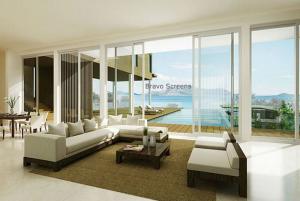 Retractable Patio motorized  Screens