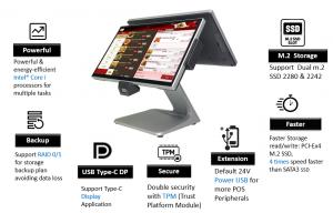 a stylish POS system with high value and reasonable price