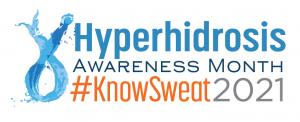 Logo for 2021's Hyperhidrosis Awareness Month from the International Hyperhidrosis Society