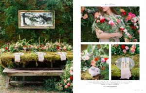 In Chapter 2, "A Creative Practice," Holly Chapple shares the inspiration for her floral styling, including a spring woodland tablescape photographed by Jodi + Kurt Photography