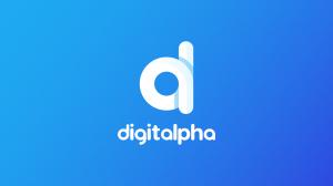 un logo de Digitalpha Media, une entreprise de conception de sites Web à Toronto