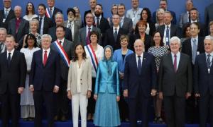 11/20/21 - Senator Torricelli: I was at this gathering with hundreds of European and American dignitaries to promote a free Iran with Mrs. Maryam Rajavi, President-elect of the National Council of Resistance of Iran (NCRI), and her Te.  to support