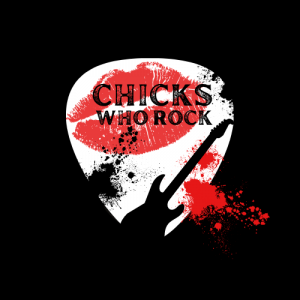 Chicks Who Rock Logo in Red