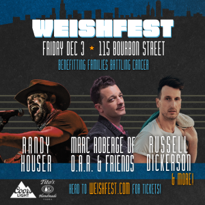 <img src="WeishFest2021v4.png" alt="WeishFest Concert on Dec 3 2021 features three national acts, Russel Dickerson, Randy Hauser and Marc Roberge of O.A.R. & Friends">