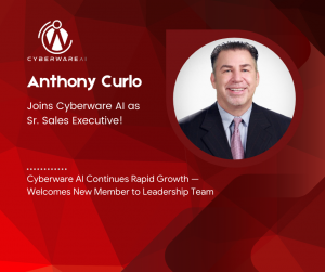 Cyberware welcomes Anthony Curlo