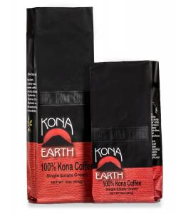 2 bags of Kona Earth coffee