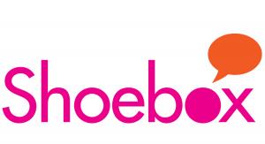 „Shoebox Arts“ logotipas