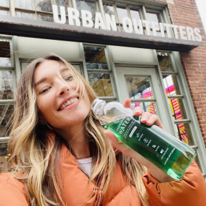 Chlorophyll Water® is now available at select Urban Outfitters nationwide.  Pictured here at Urban Outfitters in Nashville, TN.