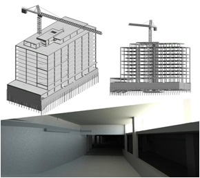 BIM structural model of the Signal House project