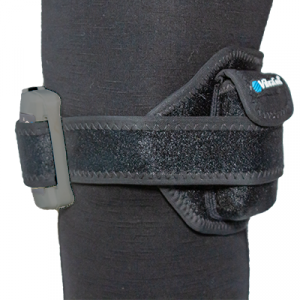 Image of VibraCool® PRO Healthcare worn on knee