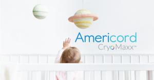 Baby reaching for planets with Americord CryoMaxx