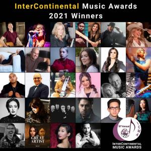 Colorful collage of ICMA winners of 2021 