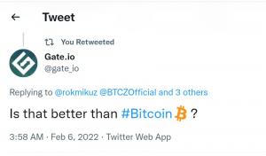 Gate.io asks info about BitcoinZ
