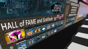 Metaverse Radio's First-Ever Hall of Fame and Gratitude on Proxima Island in the Cryptovoxels Metaverse