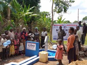 Altenew water well in Uganda (Bulanga Village, Iganga District, Uganda - built in 2021).﻿﻿