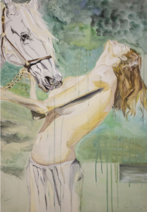 Painting-Freedom with my horse