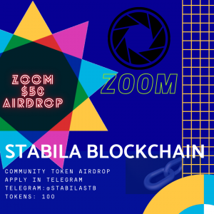 ZOOM AIRDROP on Stabila Blockchain