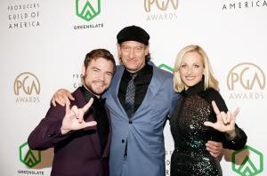 GreenSlate client project “CODA” stars Daniel Durant, Troy Kotsur, and Marlee Matlin on the red carpet at the 2022 Producers Guild Awards. “CODA” took home the top prize of the night with the Darryl F. Zanuck Award for Outstanding Producer of Theatrical Motion Pictures.
