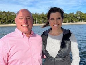 Rep. Nancy Mace and Marty Irby in Beaufort, S.C. in December 2021 Exploring Monkey Island where monkey's are bred for terrible animal experiments