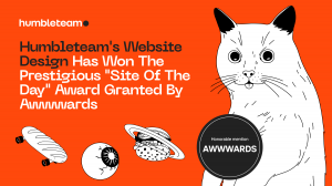 Humbleteam’s Website Design Has Won The Prestigious “Site Of The Day” Award Granted By Awwwards