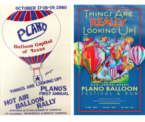 1980 and 2022 HEB |  Plano Central Market Festival and Balloon Race