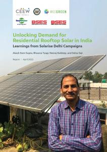 This is an image of the Solarise Delhi report