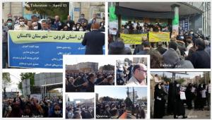 In the past year, Iranian teachers have held six rounds of nationwide protests. On Thursday 21 April, the teachers stressed that they will stay in the streets until they meet their demands.