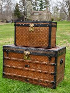 The auction will feature not one but two Louis Vuitton trunks.