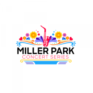 Decorative logo for Music at Miller Park.