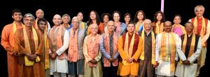 Board members and faculty with the graduating class of Counselor of Hindu Tradition