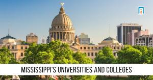 Jackson, Mississippi, skyline, colleges, image