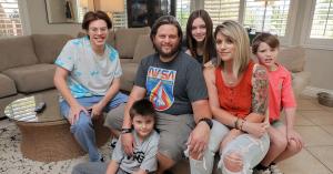 Dole Caregiver Fellow Nikki Stephens and Family