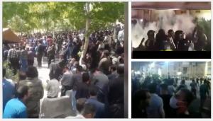 When the mullahs’ regime dispatch many of their oppressive forces to Khuzestan province in southwest Iran, protests are seen starting in various parts of Khorasan located in the east and northeast.