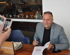 Paul Rushworth-Brown at the pre release book signing