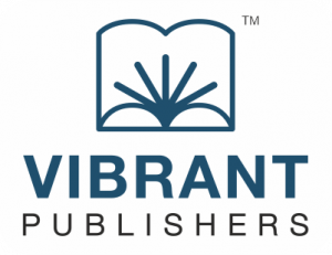 Logo of Vibrant Publishers, a book with rays of light unfurling inside