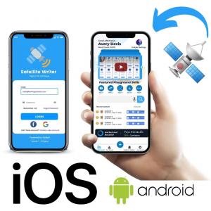 Mobilní aplikace Satellite Writer pro iOS a Android