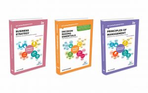 A picture of other books related to Business Plan Essentials, from Vibrant’s Self-Learning Management Series.