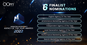 OOm Shortlisted As Finalist In 6 Categories For Marketing Interactive’s Agency of the Year Awards 2022