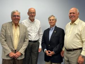 Photo, left to right:  Martin Levin, Mike Reitelbach, Hugh Keogh, Jack Voss