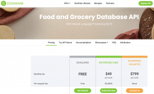 Edamam's API cover generic foods, braned foods with UPC codes, restaurant foods, and generic meals (the most commonly eaten meals)