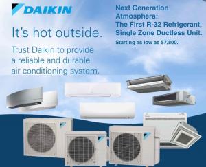 Daikin Atmosphera with R-32 Ductless Air Conditioner On Sale