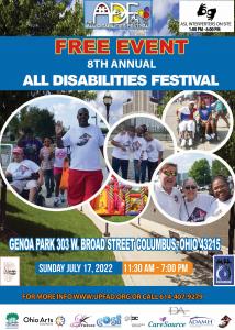 All Disabilities Festival July 17th 2022