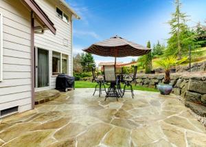 stamped concrete patio in Kansas City