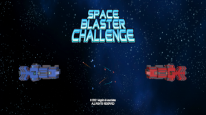 Space Blaster Challenge Title