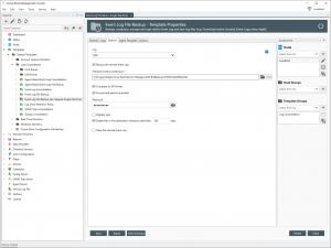 Screenshot of Backend Corner Bowl Software Event Log File Template In Server Manager 2022