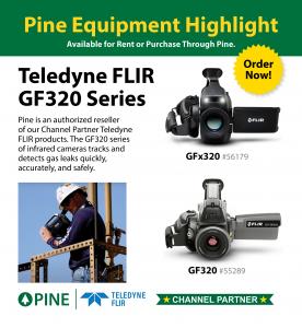 Teledyne FLIR GF320 Series Available for Rent or Purchase Through Pine Environmental.