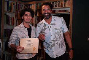 Wlado Herzog and Gabriel Muglia, winners of the award for best narrative feature film